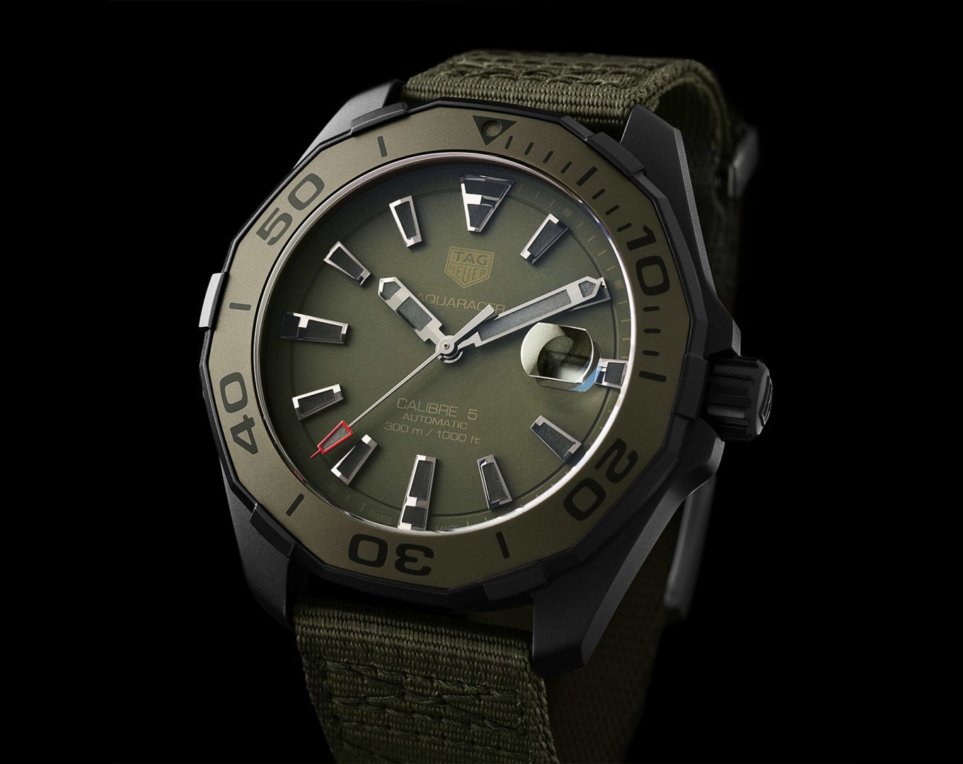 Tag heuer on sale army green watch