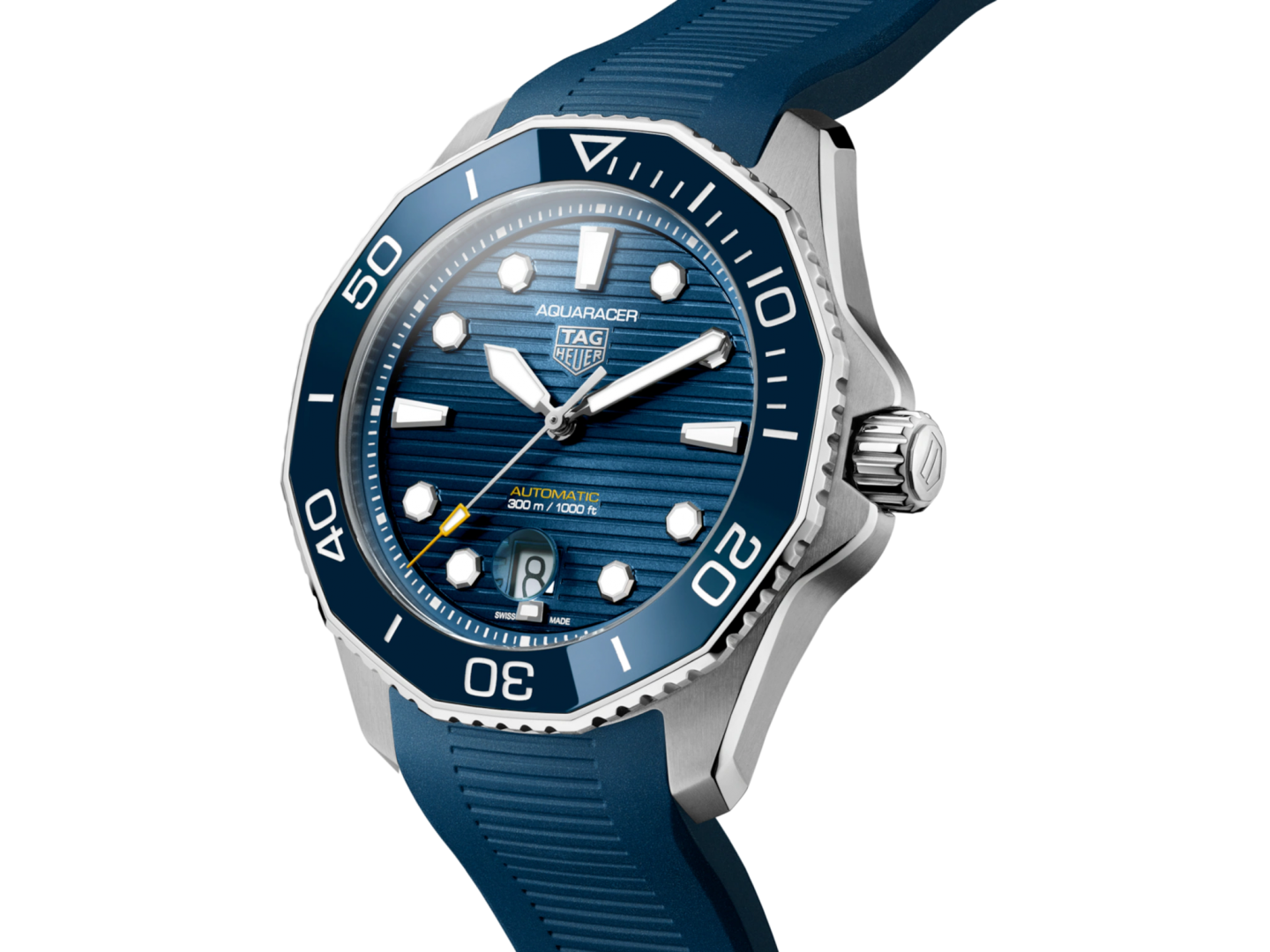 Tag heuer aquaracer automatic rubber strap clearance