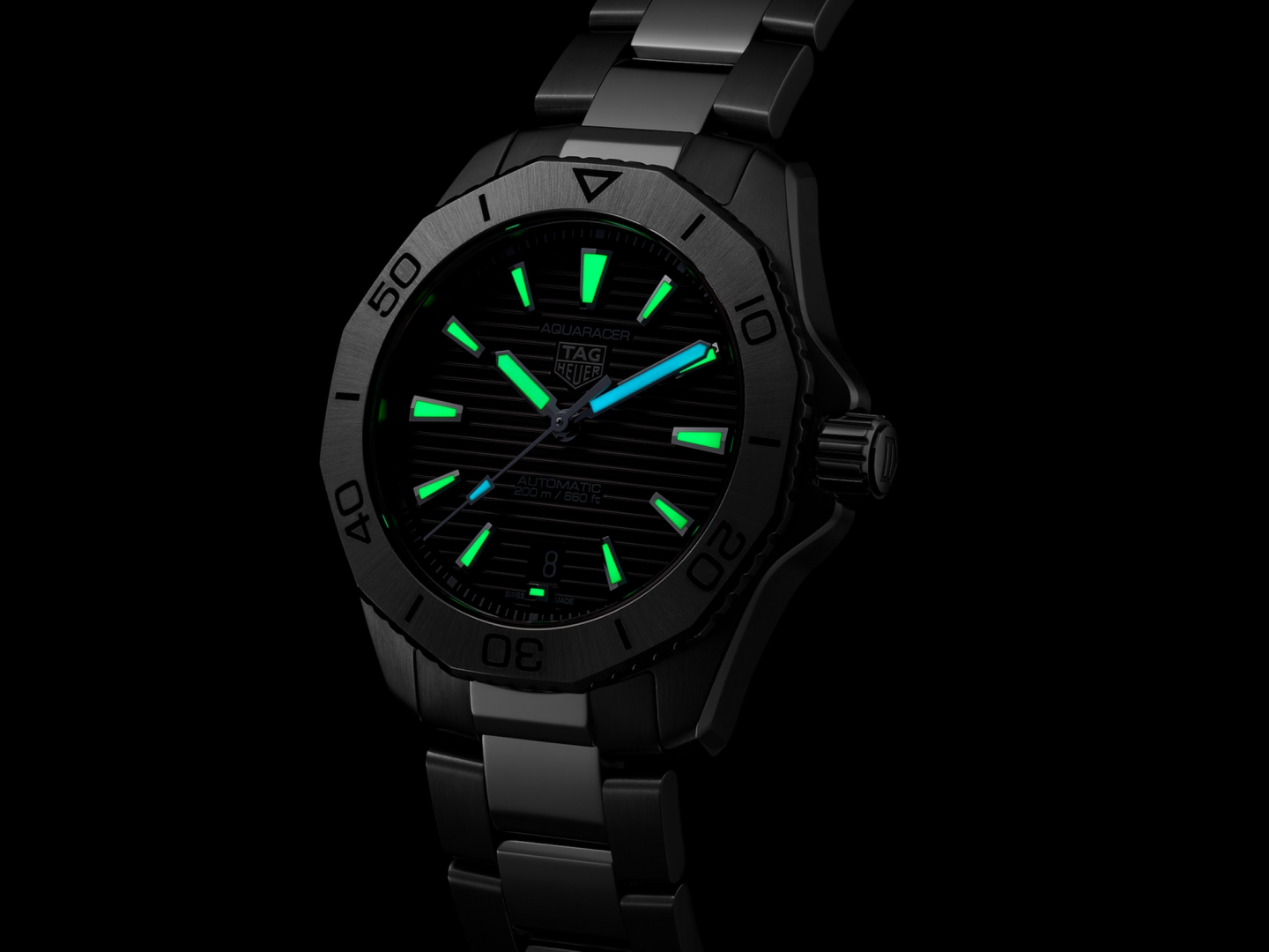 Tag aquaracer hotsell black face