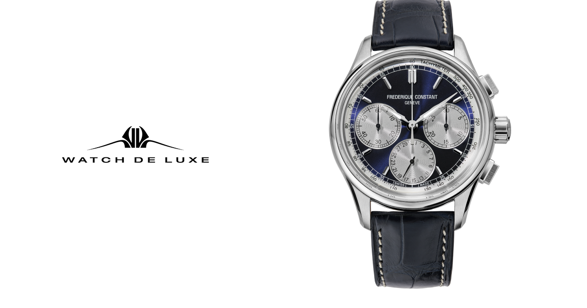 Frederique Constant Flyback Fc 760ns4h6 Watch De Luxe Frederique Constant Flyback Fc 760ns4h6 Watch De Luxe