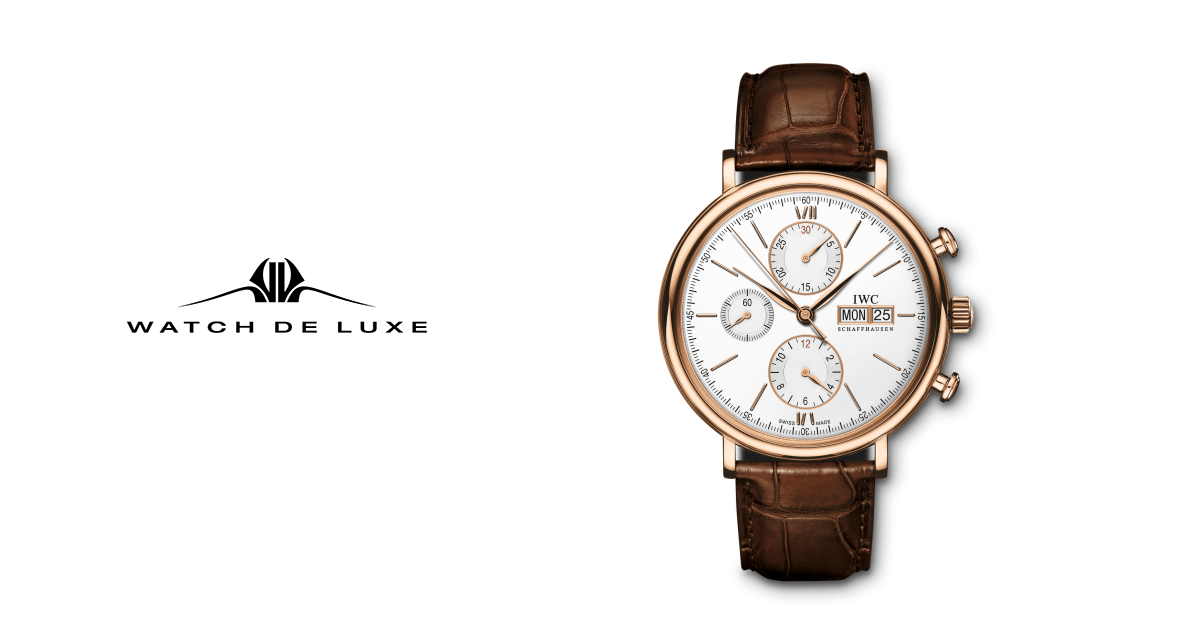 IWC Schaffhausen Portofino Chronograph IW391025 WATCH DE LUXE Magyarorszag