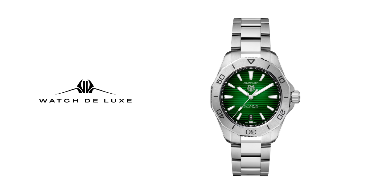 Tag heuer sales aquaracer green dial