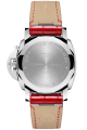 Panerai Luminor Due PAM01248 38mm automatic shiny red alligator strap