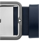 Montblanc 1200x35x5mm 131193 BLAUER/GRAUER 35 MM WENDBARER LEDERGÜRTEL