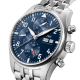 IWC Schaffhausen Pilot 's Watch IW388102 41mm, steel case and bracelet, blue dial