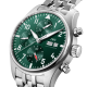 IWC Schaffhausen Pilot 's Watch IW388104 41mm, Pilot Chronograph, steel case, green dial