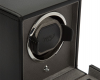 Wolf Cub Single Watch Winder with Cover 461103 Óraforgató 1 órához Fekete 14 x 15.4 x 14.8 cm