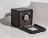 Wolf Cub Single Watch Winder with Cover 461103 Óraforgató 1 órához Fekete 14 x 15.4 x 14.8 cm