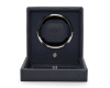 Wolf Cub Single Watch Winder with Cover 461117 Óraforgató 1 órához Kék 14 x 15.4 x 14.8 cm