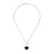 Chopard Happy Hearts 797482-5201 PENDANT ROSE GOLD, DIAMOND, ONYX