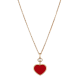 Chopard Happy Hearts 797482-5801 PENDANT ROSE GOLD, DIAMOND, RED STONE