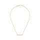 Chopard Ice Cube 817702-5003 nyaklánc, etikus sárgaarany, gyémántok
