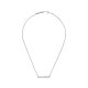 Chopard Ice Cube 817702-1002 Halskette, ethisches Weissgold, Diamanten