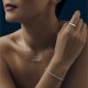 Chopard Ice Cube 817702-1002 Halskette, ethisches Weissgold, Diamanten