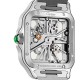 Cartier Santos de Cartier Skeleton watch Large model WHSA0028 40mm acél tok acél, és plusz bőr szíj