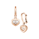 Chopard Happy Diamonds Icons 83A054-5301 OHRRINGE ROSEGOLD, DIAMANTEN