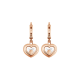 Chopard Happy Diamonds Icons 83A054-5301 EARRINGS ROSE GOLD, DIAMONDS