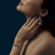 Chopard Happy Hearts Naked Heart Foundation 17 cm 857482-5706 KARKÖTŐ RÓZSAARANY, GYÉMÁNT, RÓZSASZÍN GYÖNGYHÁZ