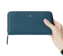 Montblanc Meisterstück 175x20x85mm 131254 SOFT PÉNZTÁRCA 12CC KÖRÜL CIPZÁRRAL