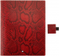 Montblanc 119519 Notizbuch #146 Python-Druck, Farbe Cayenne-Rot