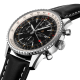 Breitling Navitimer A24322121B2X2 46mm acél tok, bőr szíj