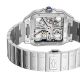 Cartier Santos de Cartier WHSA0026 40mm acél tok acél, és plusz gumi szíj