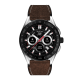 TAG Heuer Connected BT6238 Bi material Watch Strap Rubber and Leather Brown