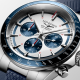 Longines Conquest CHRONOGRAPH L38354989 42mm steel case with rubber strap