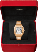 Cartier Santos de Cartier WGSA0018 Große automatische Wechselarmbänder aus Roségold