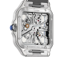 Cartier Santos de Cartier WHSA0026 40mm acél tok acél, és plusz gumi szíj