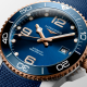 Longines HydroConquest L37813989 41mm automatic steel with ceramic bezel blue strap