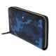 Montblanc Sartorial 118680 MontblancSartorial Blau Leder Camouflage Geldbörse