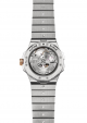 Chopard Alpine Eagle 298601-3002 kleine stalen kast gepatineerd met diamanten