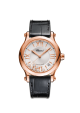 Chopard Happy Sport 274808-5001 36 mm Gehäuse aus Roségold, Krokoleder