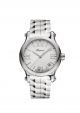 Chopard Happy Sport 278582-3001 36 mm steel case, white and + black rubber strap
