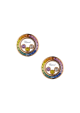 Chopard Happy Diamonds 849437-5801 Ohrclips Roségold mit farbigen Steinen