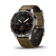 Garmin MARQ Adventurer (GEN 2) 010-02648-31 46mm Stahlgehäuse mit Lederband