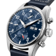 IWC Schaffhausen Pilot 's Watch IW388101 41mm steel case leather strap chronograph day date