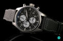 IWC Schaffhausen Pilot 's Watch AMG EDITION IW377903 43mm steel case leather strap carbon dial