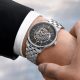 Mido Baroncelli Signature M0374361106100 39mm autómata acél acél csat skeleton számlap