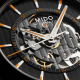 Mido Multifort Skeleton Vertigo M0384363705100 42mm steel case with steel fabric strap