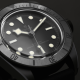 Tudor Black Bay Ceramic M79210CNU-0001 41mm matt ceramic case with two straps