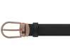 Montblanc 1200x30x5mm 129426 Ledergürtel mit rosafarbener PVD-Schnalle