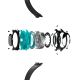 Norqain Independence WILD ONE SKELETON NNQ3000QBQ1AS/B007/3W1QBR.20BQ 42mm Turquoise Skeletonised