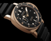 Panerai Submersible Goldtech™ PAM01164 42mm polished goldtech™ gold case, rubber strap