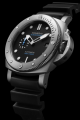 Panerai Submersible QuarantaQuattro PAM01229 44 mm-es acéltok, fekete számlap, fekete gumiszíj