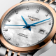 Longines Record L23215877 30mm automata acél arany tok és csat