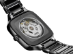Rado True Square OPEN HEART R27086712 38mm ceramic case and clasp-opened dial