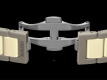 Rado True Square Thinline Les Couleurs™ Le Corbusier R27046172 37.0 mm, Quartz, 86 g