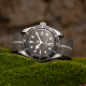 Tudor Black Bay Fifty-Eight M79010SG-0002 39 mm silbernes Gehäuse Taupe Stoffband